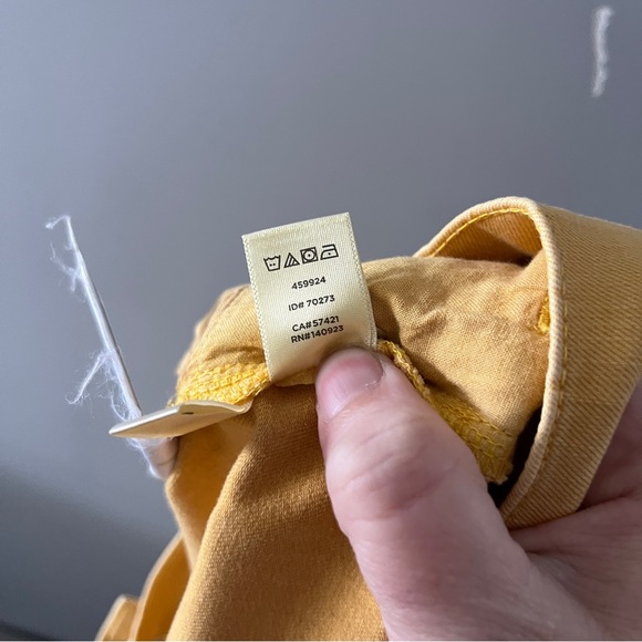 Ann Taylor LOFT Plus yellow skinny jeans raw hem size 18 - Picture 5 of 9